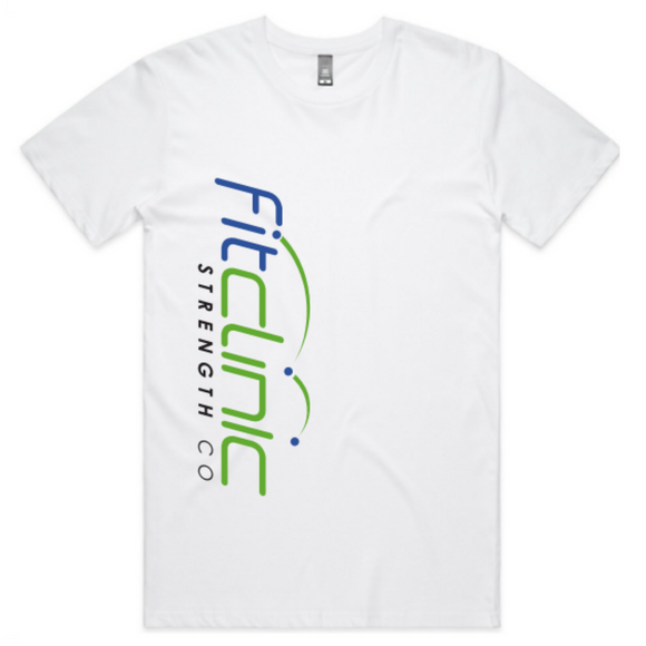 Women's Fit Clinic Strength Co Vertical Colour Tee