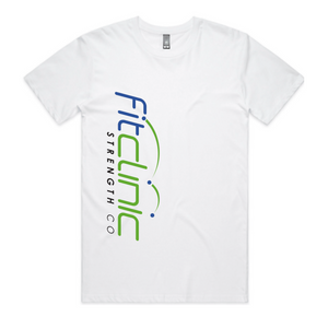 Men's Fit Clinic Strength Co Vertical Colour Tee